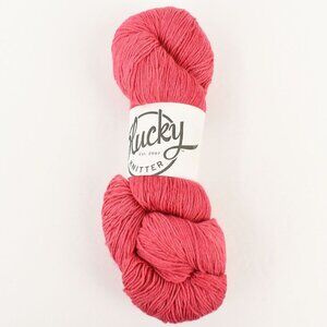 Plucky Knitter Nifty Yarn Merino Cashmere Nettle 310 Yds Pink Pony